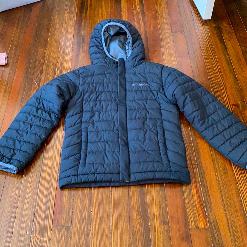 Kids size small black Columbia jacket